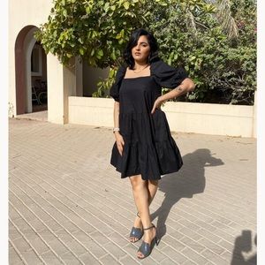 XXL Puff sleeved dress H&M bloggers fav 🌟 HM cute